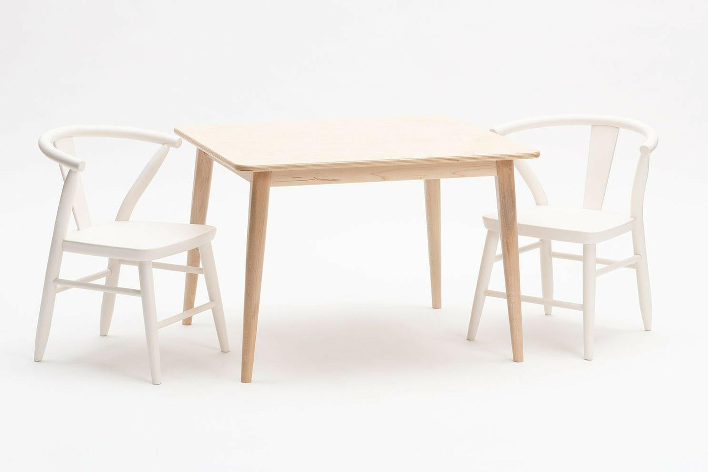 Crescent Chairs - Pair - White