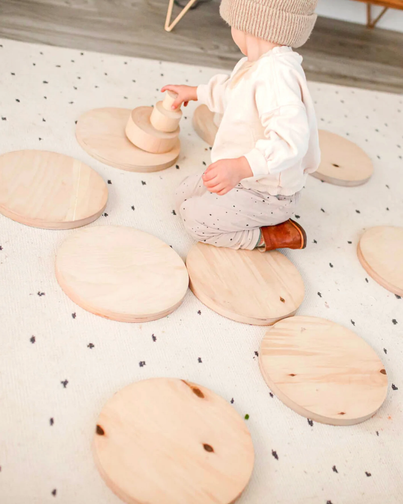 Bunny Hopkins Wooden Stepping Stones