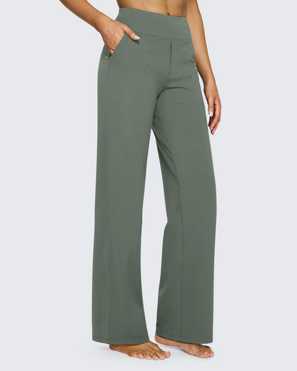 Everyday Wide-Leg Comfort Pants