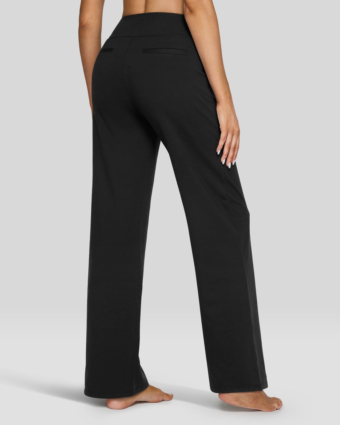 Loose High-Waist Business Casual Pants