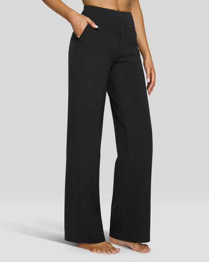 Everyday Wide-Leg Comfort Pants