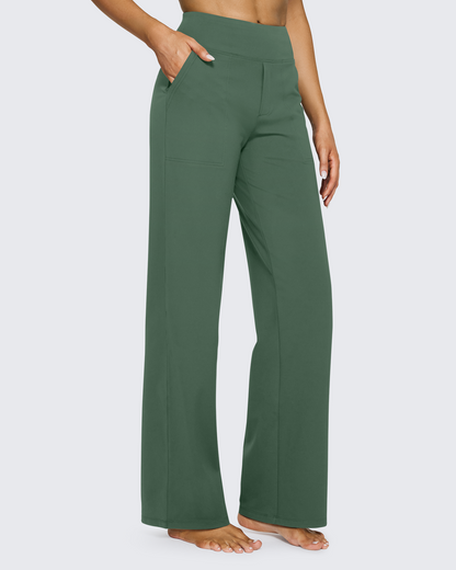 Everyday Wide-Leg Comfort Pants