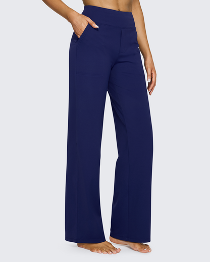 Everyday Wide-Leg Comfort Pants