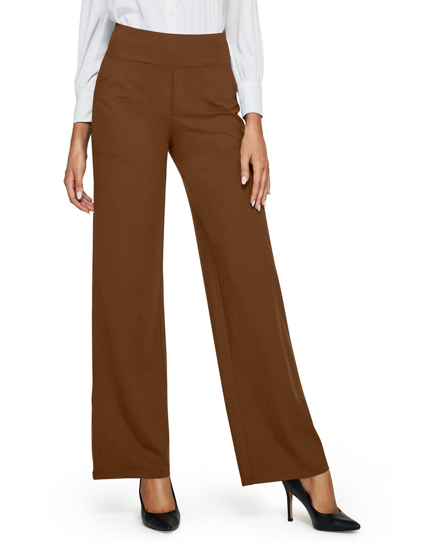 Everyday Wide-Leg Comfort Pants