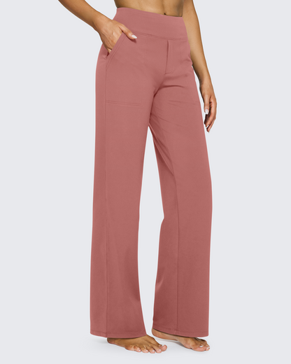 Everyday Wide-Leg Comfort Pants