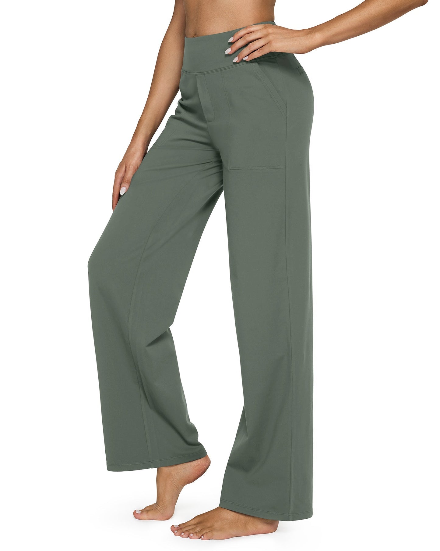Everyday Wide-Leg Comfort Pants