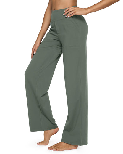 Everyday Wide-Leg Comfort Pants