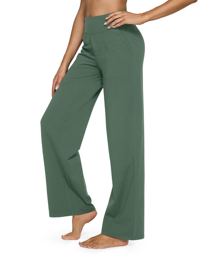 Everyday Wide-Leg Comfort Pants