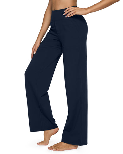 Everyday Wide-Leg Comfort Pants