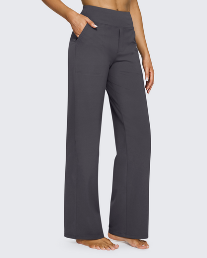 Everyday Wide-Leg Comfort Pants