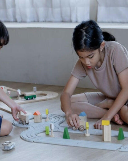 Rubber Road & Rail Set - Medium