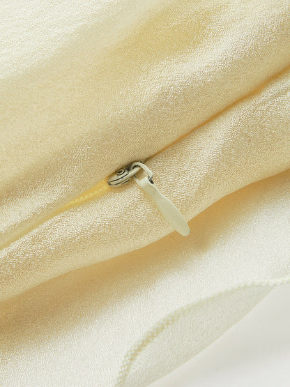 Ruffle Detail Keyhole Back Top