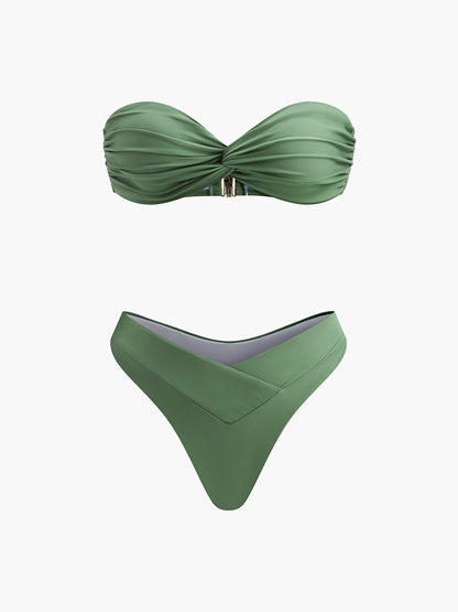 Twist Bandeau Bikini Set