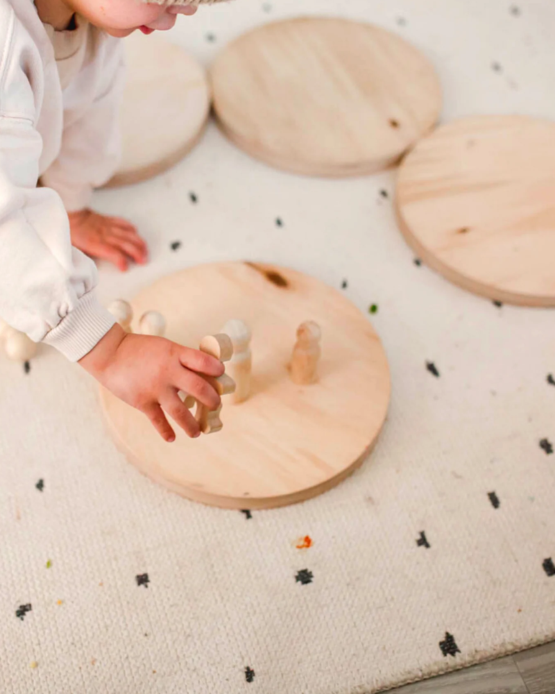 Bunny Hopkins Wooden Stepping Stones