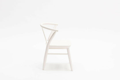 Crescent Chairs - Pair - White