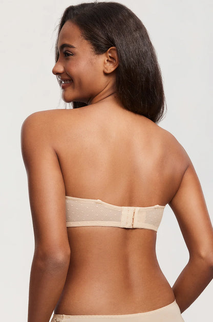 Allure Unlined Lace Strapless Bra