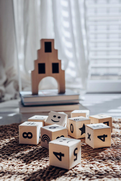 Math Blocks In Various Colors