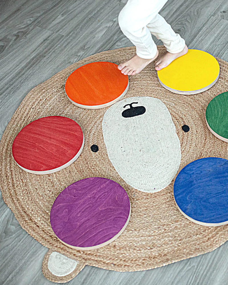 Bunny Hopkins Wooden Stepping Stones