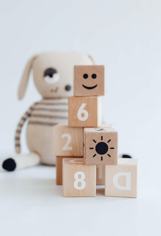 Math Blocks In Various Colors
