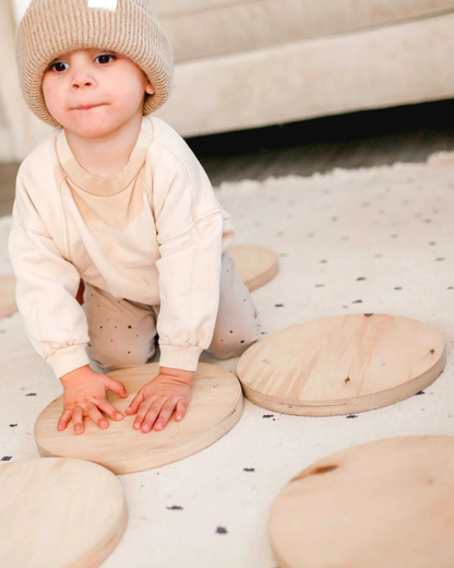 Bunny Hopkins Wooden Stepping Stones