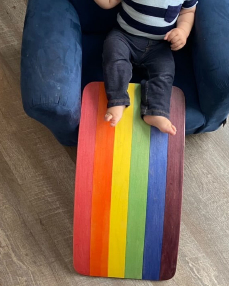 Bunny Hopkins Toddler Wooden Wobble Board
