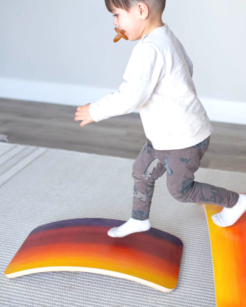 Bunny Hopkins Toddler Wooden Wobble Board