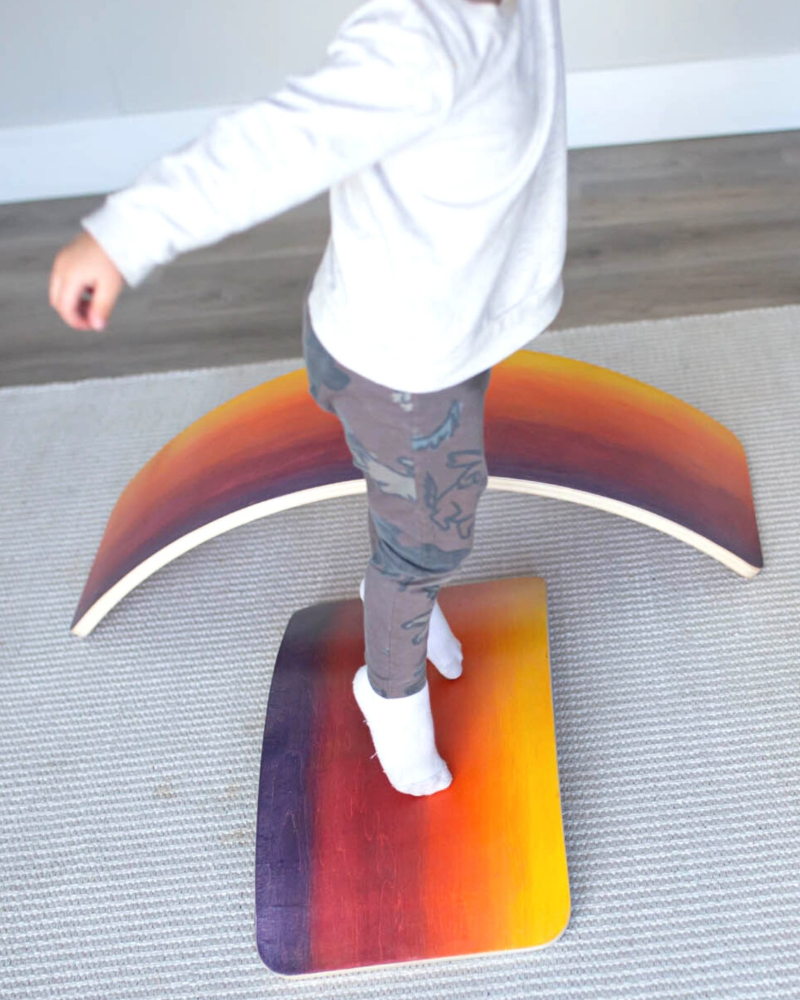 Bunny Hopkins Toddler Wooden Wobble Board