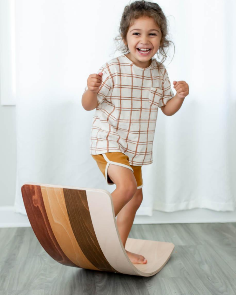 Bunny Hopkins Toddler Wooden Wobble Board