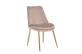 In Stock - Amara Mink Velvet and Gold Dining Chair - Set of 2
