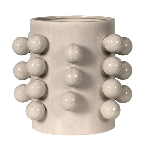 Amelie Cream Bobble Effect Vase