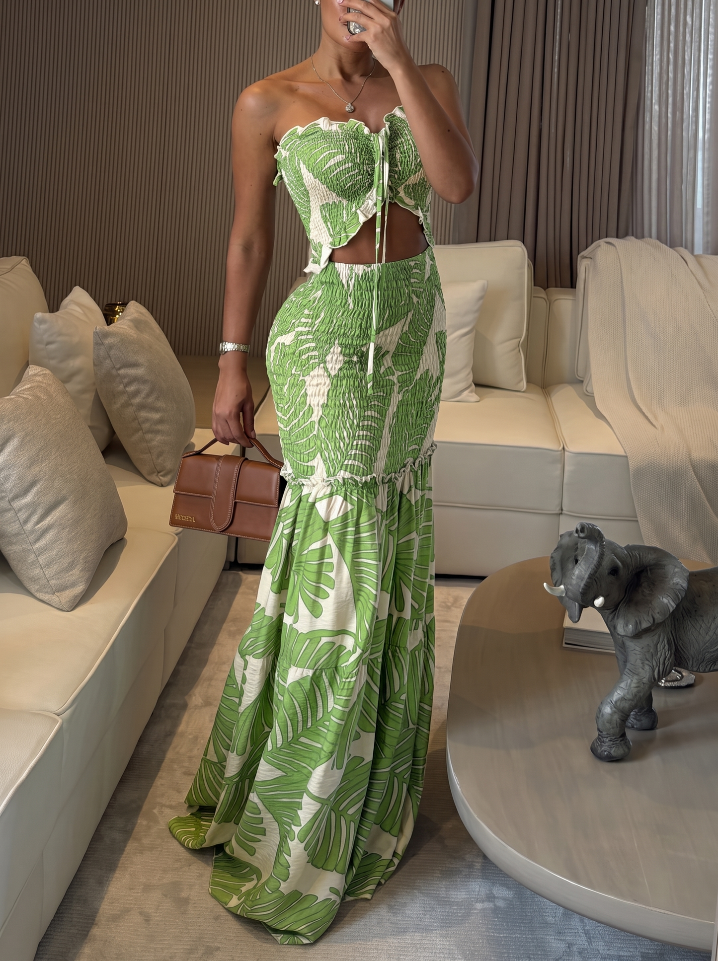 Isla Floral Print Maxi Dress