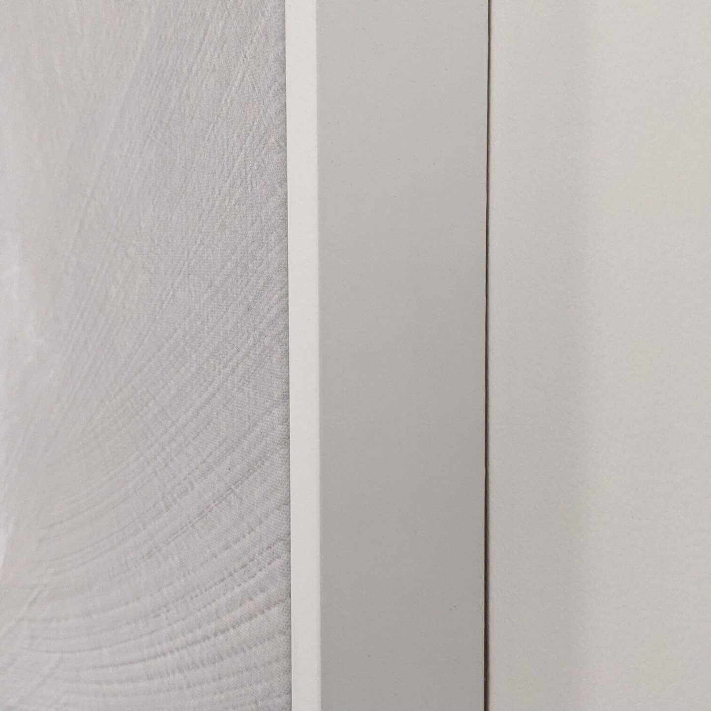 In Stock - Aurelie Neutral Abstract Canvas Wall Art - 80 x 80cm - White Frame