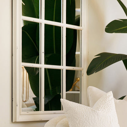 Collingwood White Window Mirror