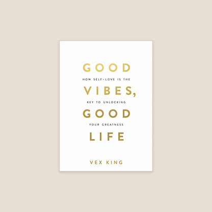 Good Vibes Grey & Gold Coffee Table Book