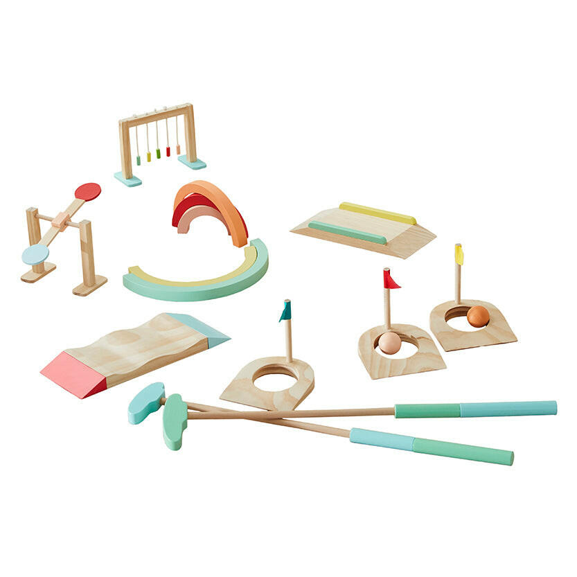 Wooden Toddler Mini Golf Set