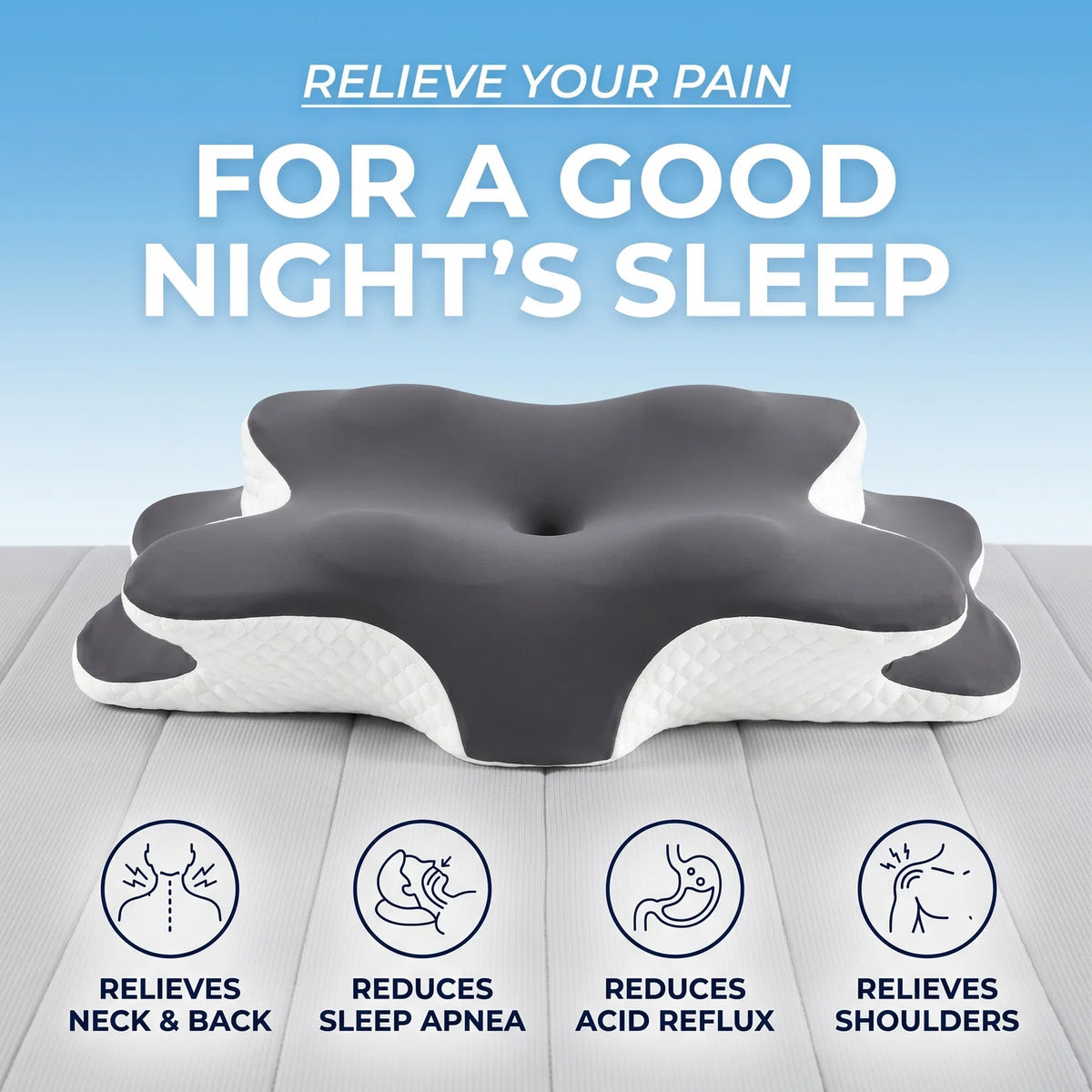 BodyAlign™ Cervical Ergonomic Contour Pillow