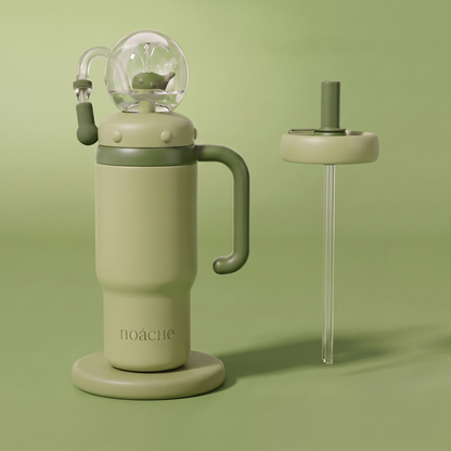 Insulated Whale Fountain Leak-Proof Tumbler