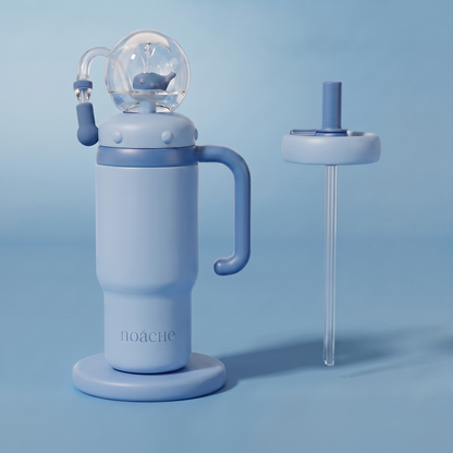 Insulated Whale Fountain Leak-Proof Tumbler