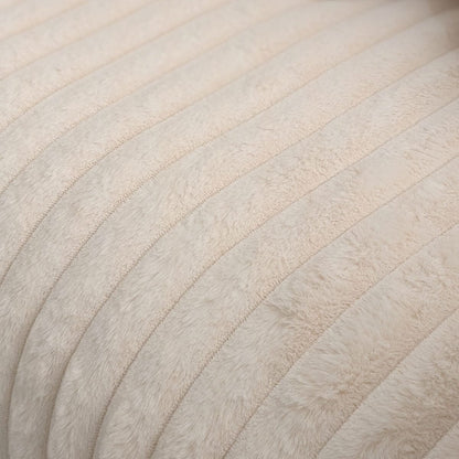 In Stock - Aspen Cream Chunky Ribbed Sofa Range - Large Corner Sofa