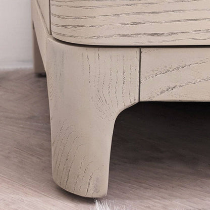 In Stock - Dahlia Lightwash Wood 2 Drawer Bedside Table