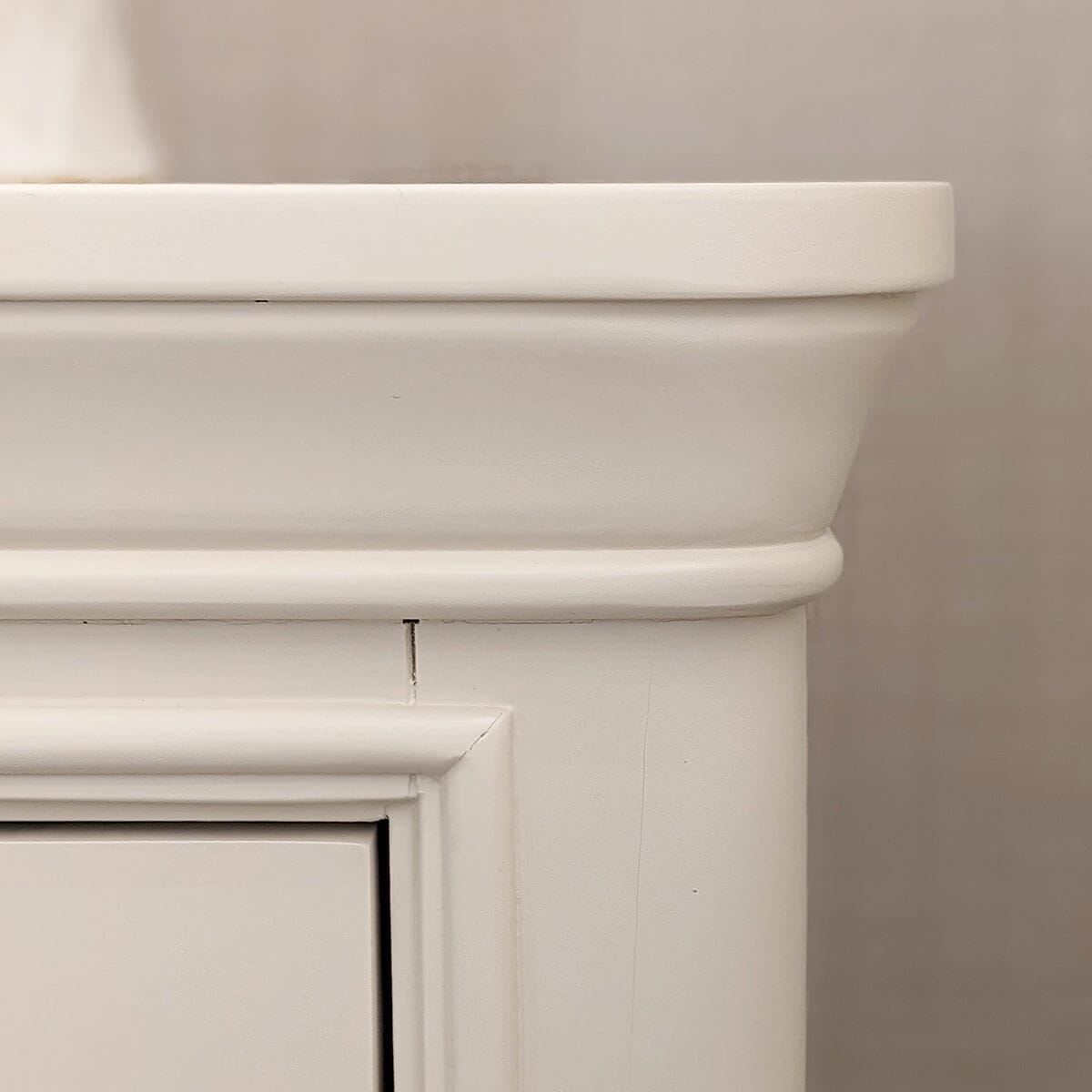 In Stock - Louvre White Wooden 7 Drawer Chest