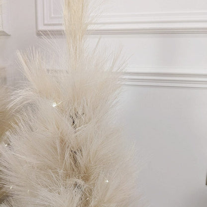 Large Decorative Faux Pampas Tree with LED Lights