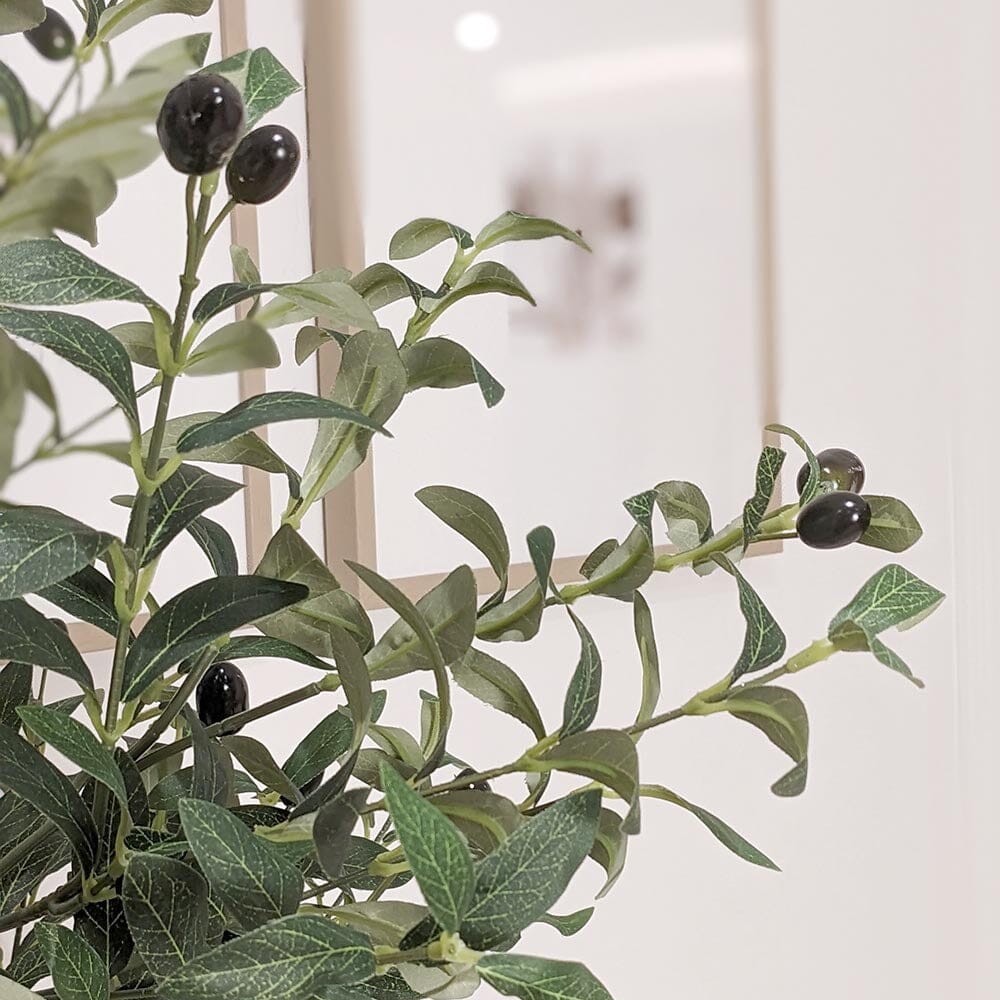 Large Faux Potted Olive Tree