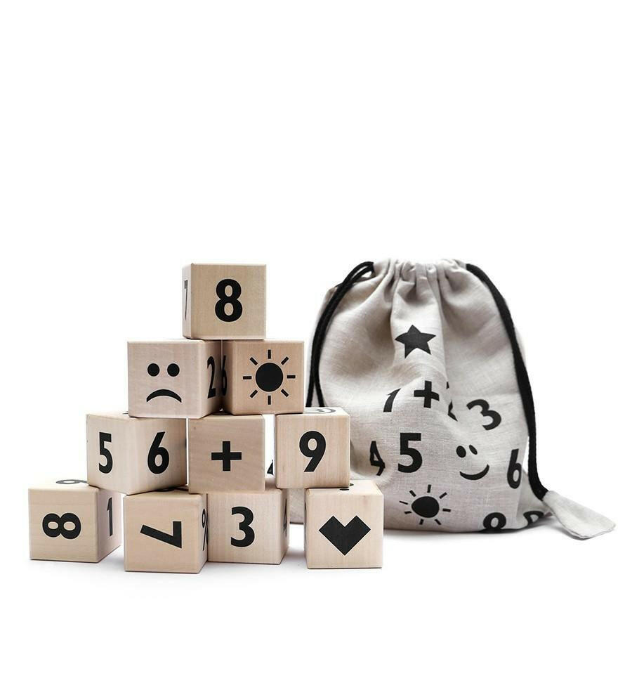 Math Blocks In Various Colors