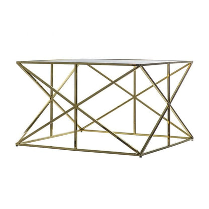 In Stock - Romaro Premium Abstract Gold Coffee Table
