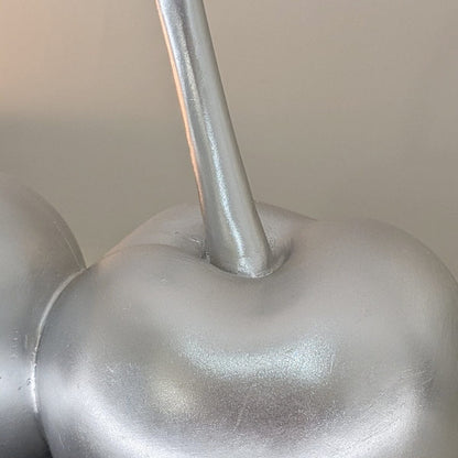 Silver Decorative Cherry Ornament