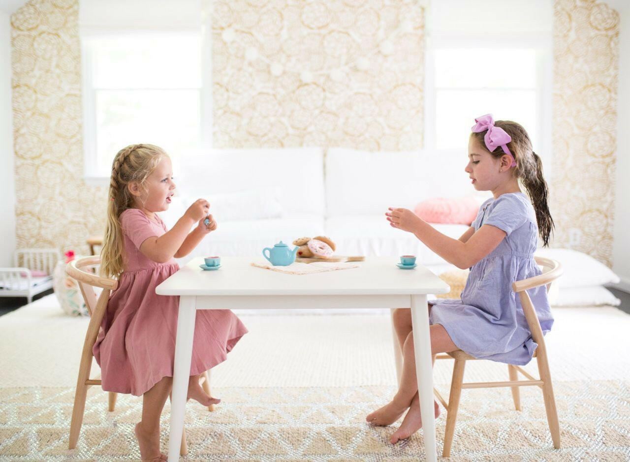 Crescent Table - White