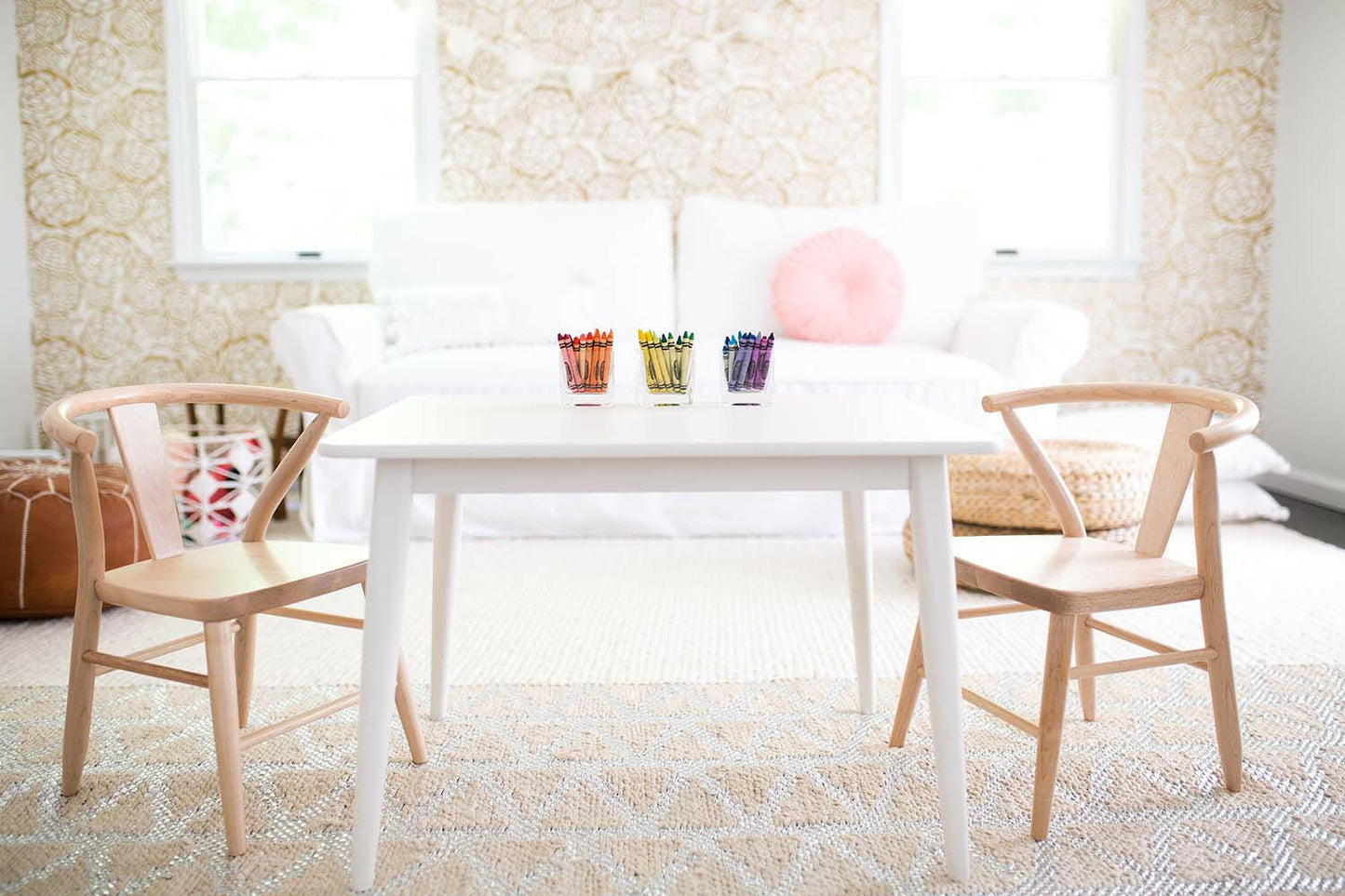 Crescent Table - White